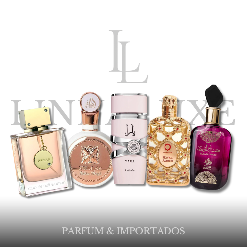 PROMOÇÃO COMPRE 2 LEVE 5 - Club de nuit, Lattafa Yara , Royal Amber, Sabah Al Ward e Lattafa Fakhar  - Edição Limitada ❤️ - 100ml Cada